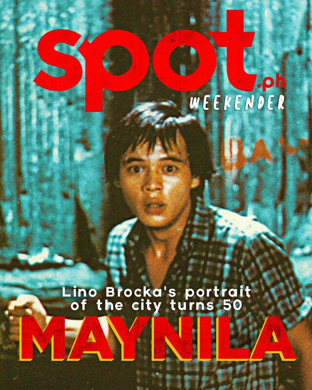 Bembol Roco as Julio Madiaga in the penultimate scene of 'Maynila Sa Kuko ng Liwanag.'